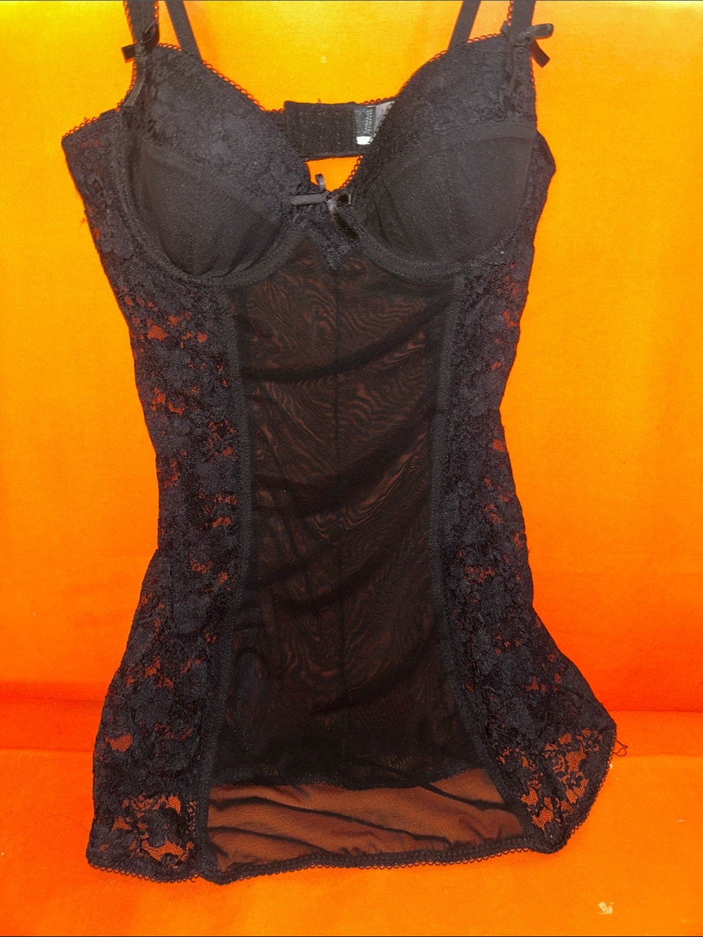 Black Lace Chemise - Rampage Intimates